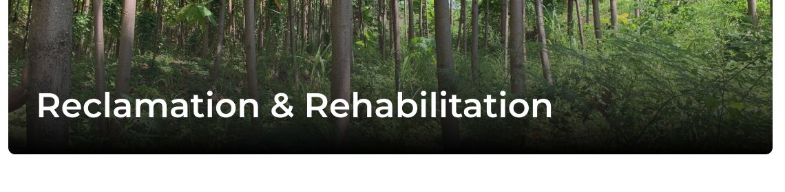 Reclamation and Rehabilitation